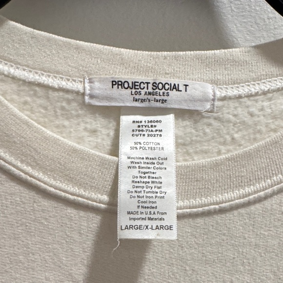 Project Social T sweatshirt - Picture 2 of 3